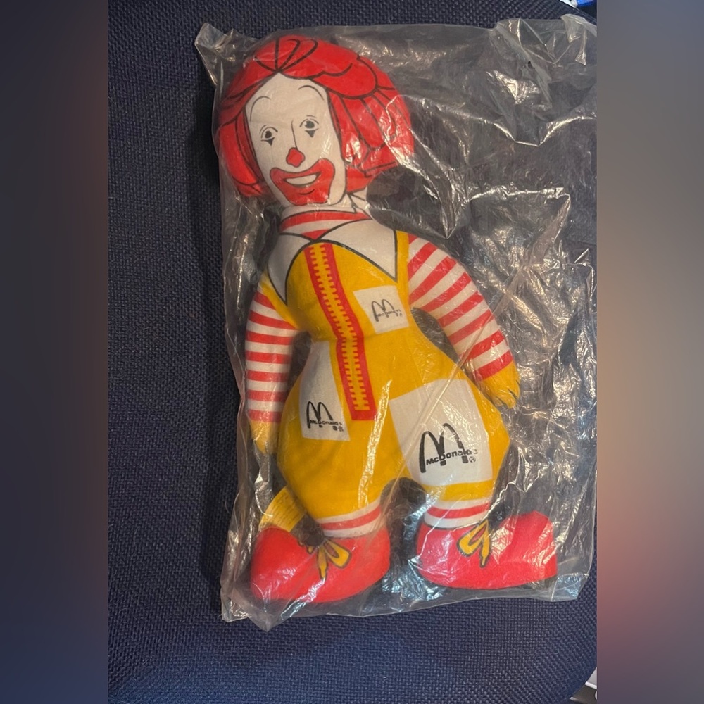 Collectors-Vintage Ronald McDonald brand in original, sealed packaging.